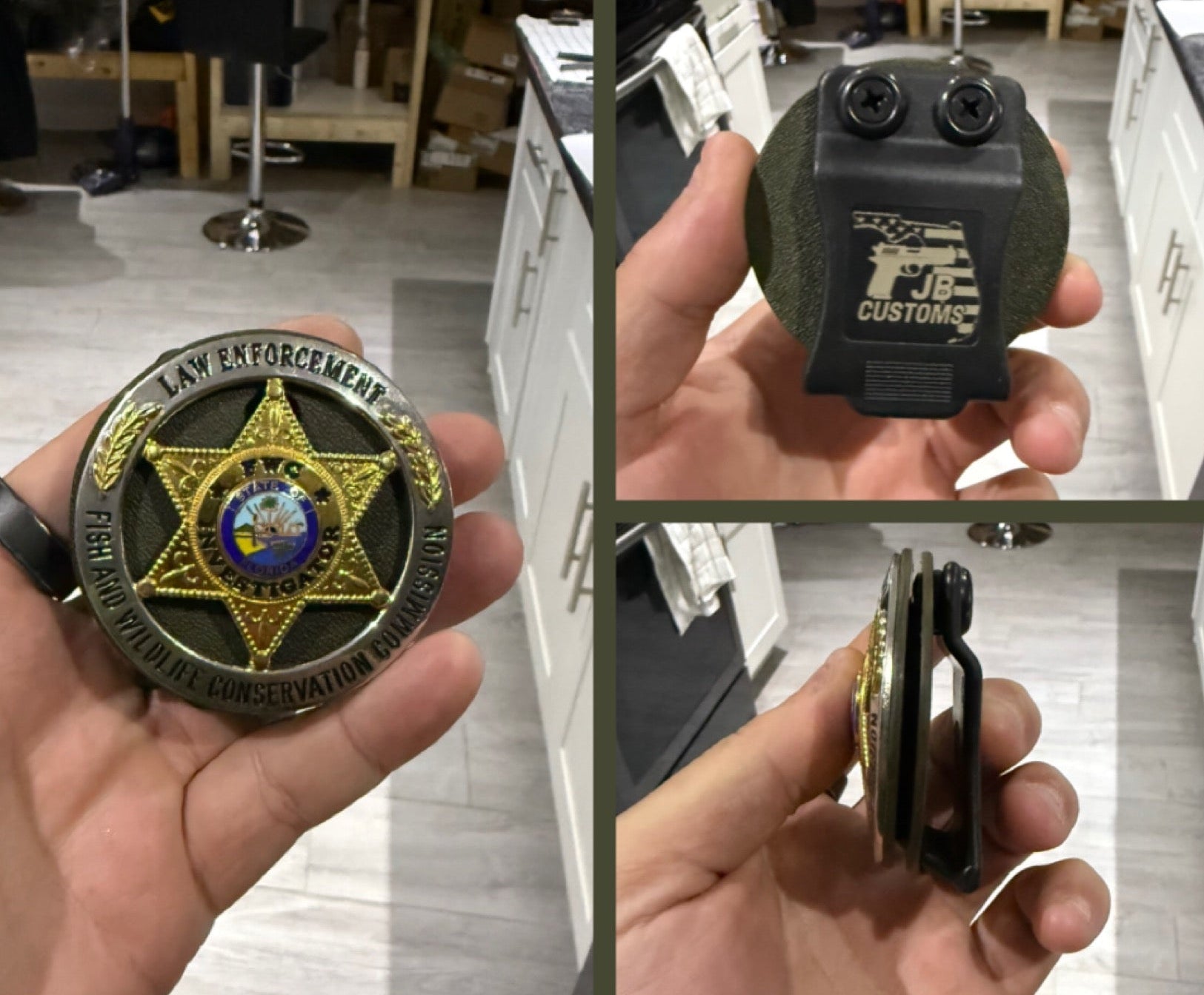 Kydex Slim Badge Holder